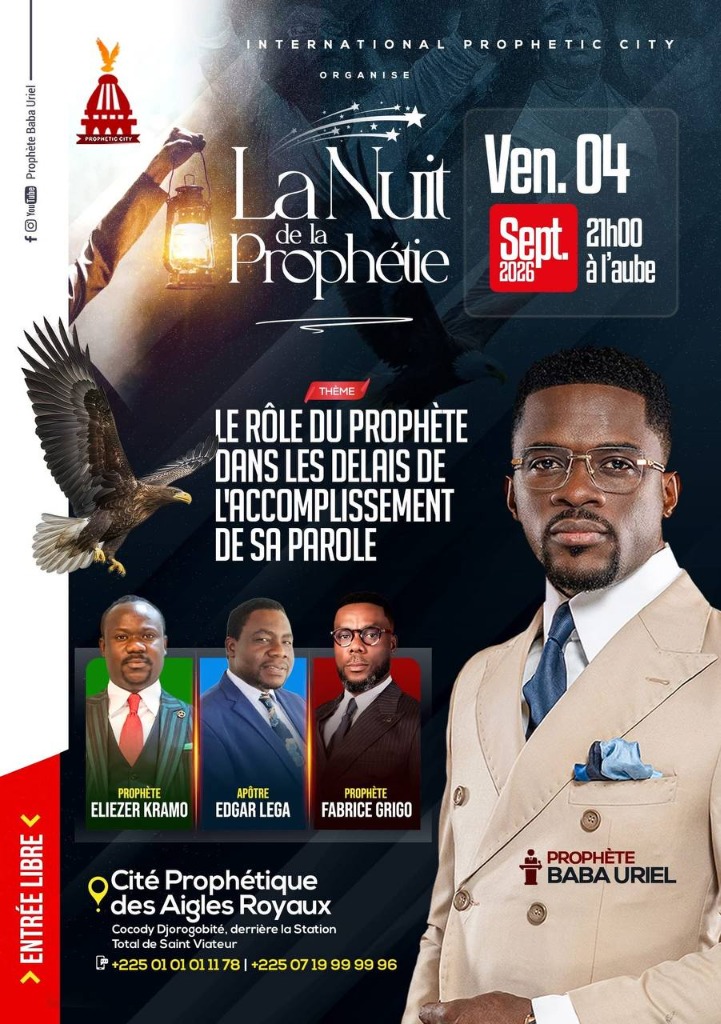 La Nuit de la Prophétie avec le Prophète Baba Uriel et le Prophète Joël Francis Tatu